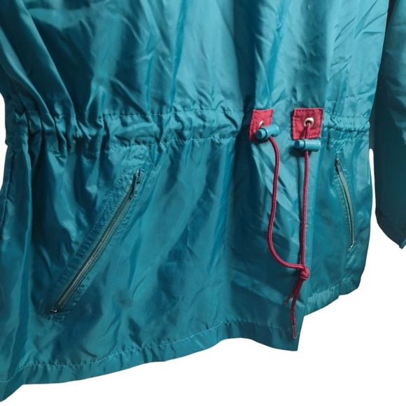 Vintage 90s Reebok Men's 1/4 Zip Hooded Pullover Windbreaker Jacket Size XL - Picture 8 of 11